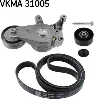 SKF VKMA 31005 - Поликлиновый ременный комплект autospares.lv