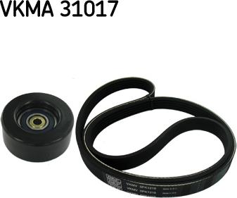 SKF VKMA 31017 - Поликлиновый ременный комплект autospares.lv