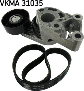 SKF VKMA 31035 - Поликлиновый ременный комплект autospares.lv