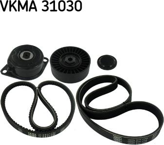 SKF VKMA 31030 - Поликлиновый ременный комплект autospares.lv