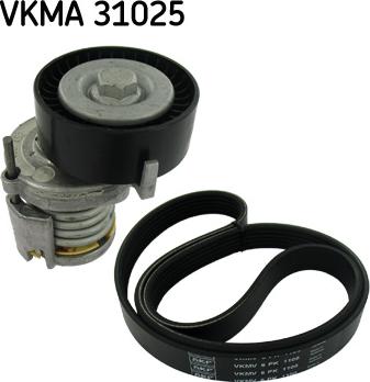 SKF VKMA 31025 - Поликлиновый ременный комплект autospares.lv