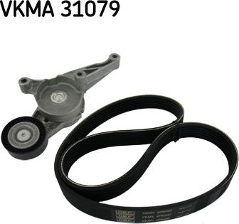 SKF VKMA 31079 - Поликлиновый ременный комплект autospares.lv