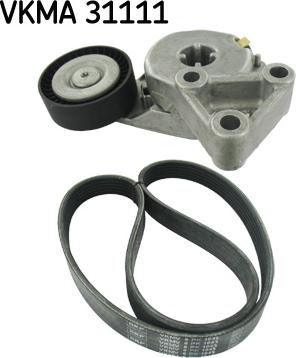 SKF VKMA 31111 - Поликлиновый ременный комплект autospares.lv