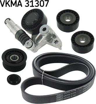 SKF VKMA 31307 - Поликлиновый ременный комплект autospares.lv