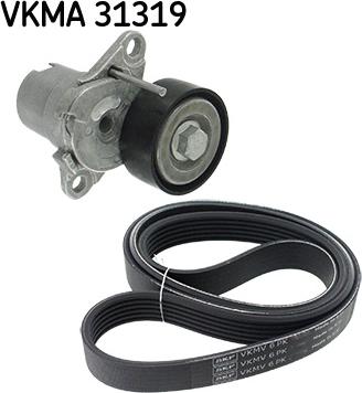 SKF VKMA 31319 - Поликлиновый ременный комплект autospares.lv