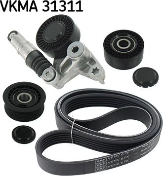 SKF VKMA 31311 - Поликлиновый ременный комплект autospares.lv