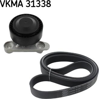 SKF VKMA 31338 - Поликлиновый ременный комплект autospares.lv