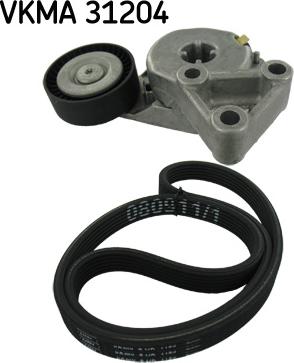 SKF VKMA 31204 - Поликлиновый ременный комплект autospares.lv