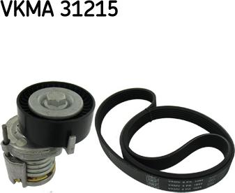 SKF VKMA 31215 - Поликлиновый ременный комплект autospares.lv