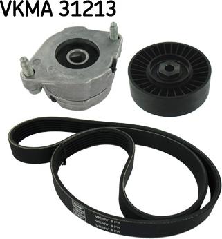 SKF VKMA 31213 - Поликлиновый ременный комплект autospares.lv