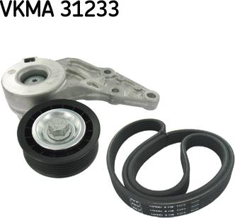 SKF VKMA 31233 - Поликлиновый ременный комплект autospares.lv