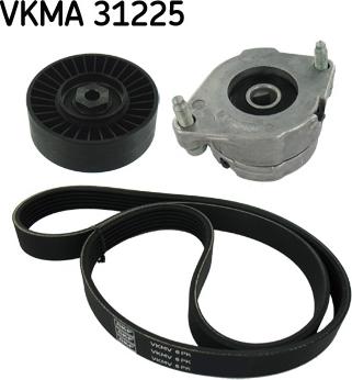 SKF VKMA 31225 - Поликлиновый ременный комплект autospares.lv
