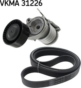 SKF VKMA 31226 - Поликлиновый ременный комплект autospares.lv