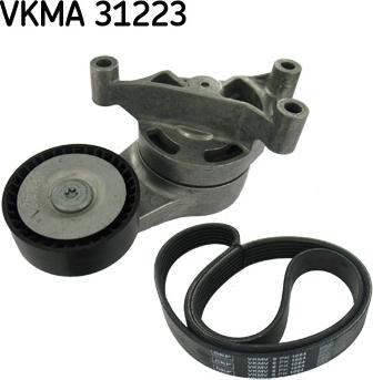 SKF VKMA 31223 - Поликлиновый ременный комплект autospares.lv