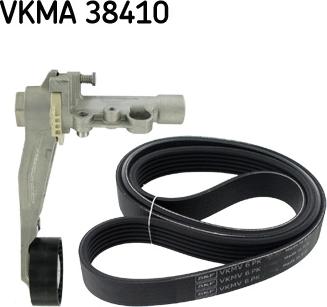 SKF VKMA 38410 - Поликлиновый ременный комплект autospares.lv