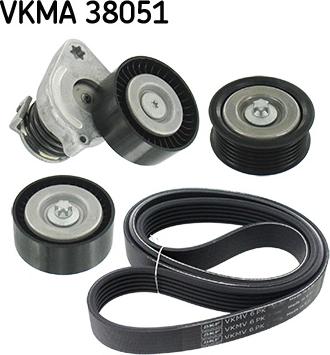 SKF VKMA 38051 - Поликлиновый ременный комплект autospares.lv