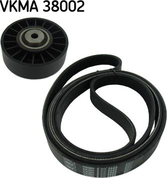 SKF VKMA 38002 - Поликлиновый ременный комплект autospares.lv
