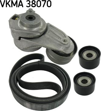 SKF VKMA 38070 - Поликлиновый ременный комплект autospares.lv