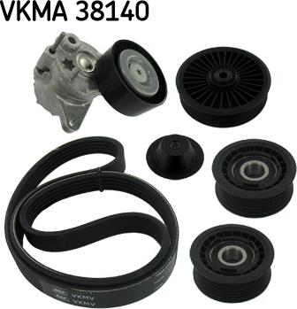 SKF VKMA 38140 - Поликлиновый ременный комплект autospares.lv