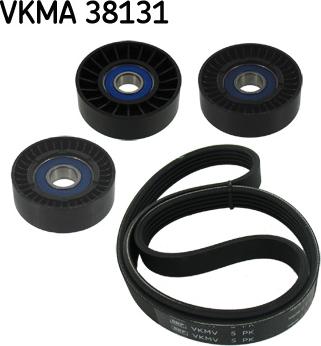 SKF VKMA 38131 - Поликлиновый ременный комплект autospares.lv