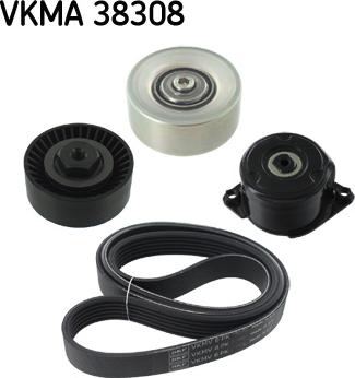 SKF VKMA 38308 - Поликлиновый ременный комплект autospares.lv