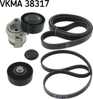 SKF VKMA 38317 - Поликлиновый ременный комплект autospares.lv