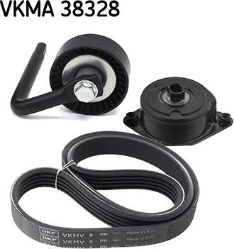 SKF VKMA 38328 - Поликлиновый ременный комплект autospares.lv