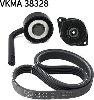 SKF VKMA 38328 - Поликлиновый ременный комплект autospares.lv