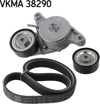 SKF VKMA 38290 - Поликлиновый ременный комплект autospares.lv