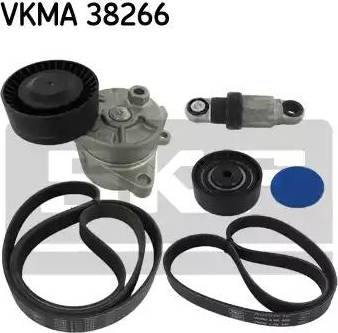 SKF VKMA 38266 - Поликлиновый ременный комплект autospares.lv