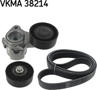 SKF VKMA 38214 - Поликлиновый ременный комплект autospares.lv