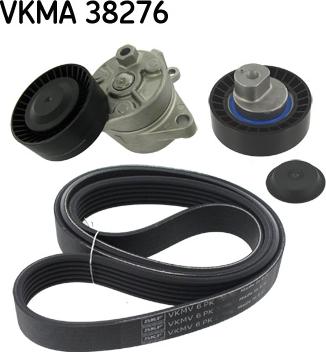 SKF VKMA 38276 - Поликлиновый ременный комплект autospares.lv