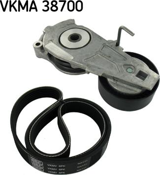 SKF VKMA 38700 - Поликлиновый ременный комплект autospares.lv