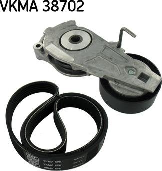 SKF VKMA 38702 - Поликлиновый ременный комплект autospares.lv