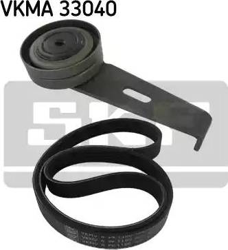 SKF VKMA 33040 - Поликлиновый ременный комплект autospares.lv