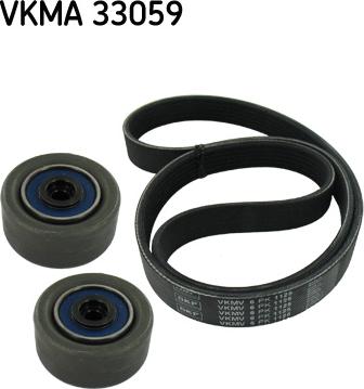 SKF VKMA 33059 - Поликлиновый ременный комплект autospares.lv