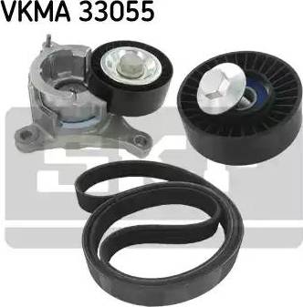 SKF VKMA 33055 - Поликлиновый ременный комплект autospares.lv