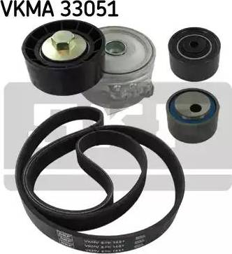SKF VKMA 33051 - Поликлиновый ременный комплект autospares.lv