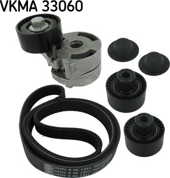 SKF VKMA 33060 - Поликлиновый ременный комплект autospares.lv