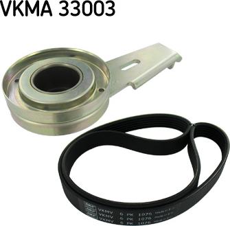 SKF VKMA 33003 - Поликлиновый ременный комплект autospares.lv
