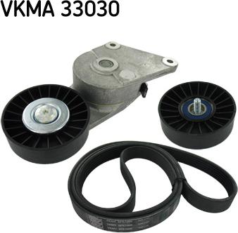 SKF VKMA 33030 - Поликлиновый ременный комплект autospares.lv