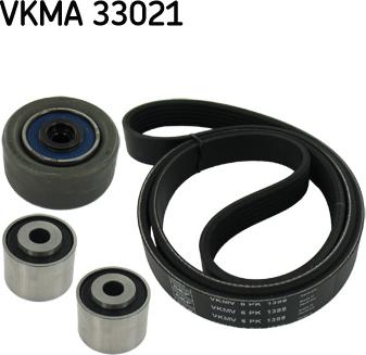 SKF VKMA 33021 - Поликлиновый ременный комплект autospares.lv