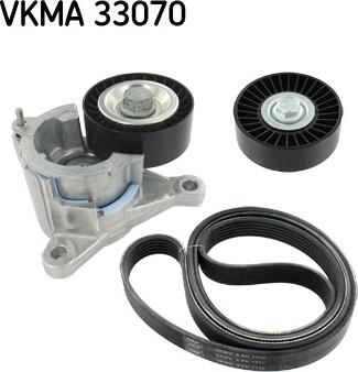 SKF VKMA 33070 - Поликлиновый ременный комплект autospares.lv