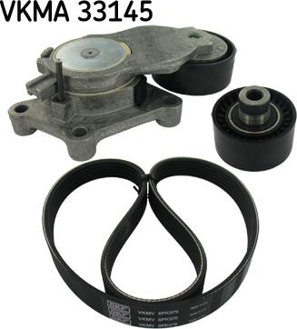 SKF VKMA 33145 - Поликлиновый ременный комплект autospares.lv