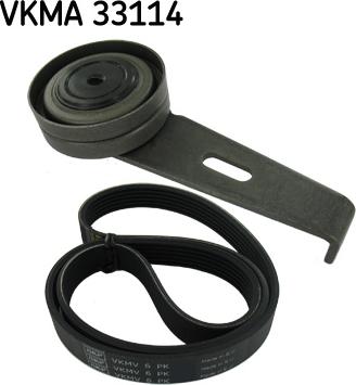 SKF VKMA 33114 - Поликлиновый ременный комплект autospares.lv