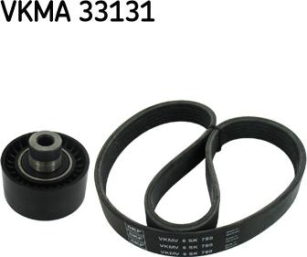 SKF VKMA 33131 - Поликлиновый ременный комплект autospares.lv