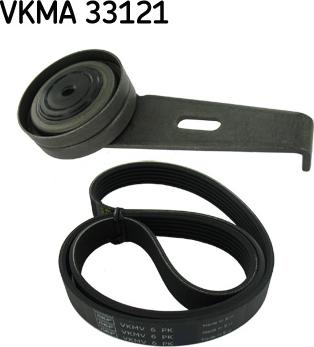 SKF VKMA 33121 - Поликлиновый ременный комплект autospares.lv