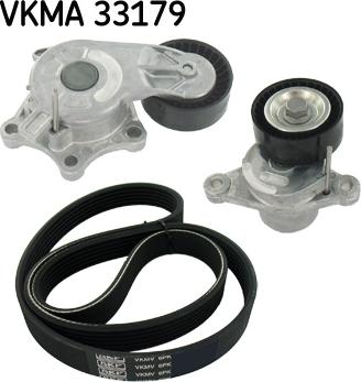 SKF VKMA 33179 - Поликлиновый ременный комплект autospares.lv