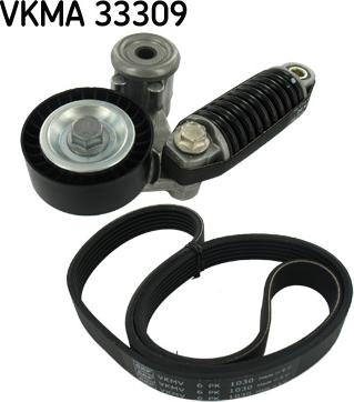 SKF VKMA 33309 - Поликлиновый ременный комплект autospares.lv