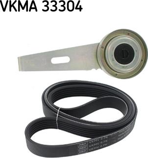 SKF VKMA 33304 - Поликлиновый ременный комплект autospares.lv